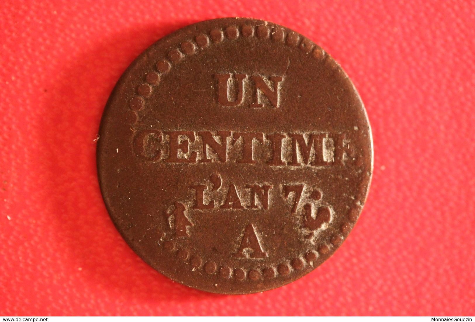 France - Centime An 7 Sur 6 A Paris Dupré 6677 - 1795-1799 French Directory