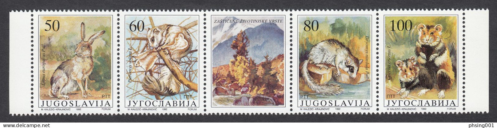 Yugoslavia 1992 Europa CEPT Columbus Olympic Games Barcelona Soccer Fauna Cats Pelicans Trains, Complete Year MNH - Années Complètes