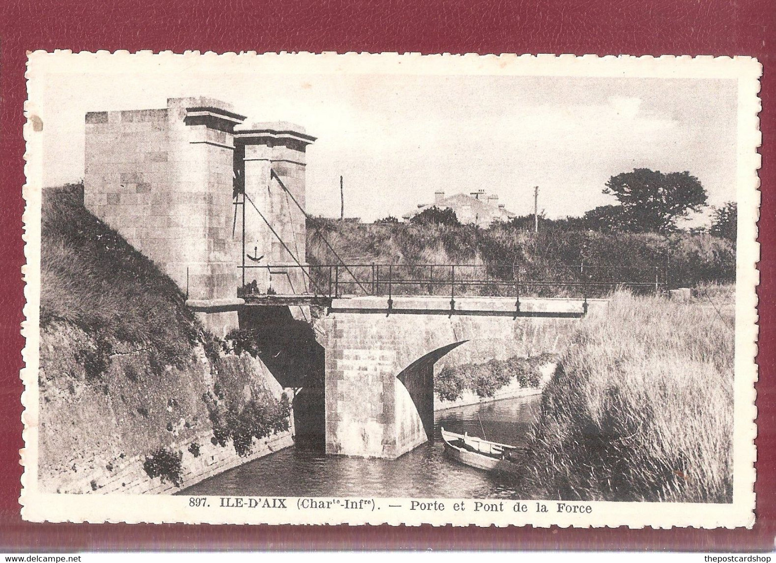 CPA - 17 - L'ILE D'AIX - Porte Et Pont De La Force Unused - Altri & Non Classificati