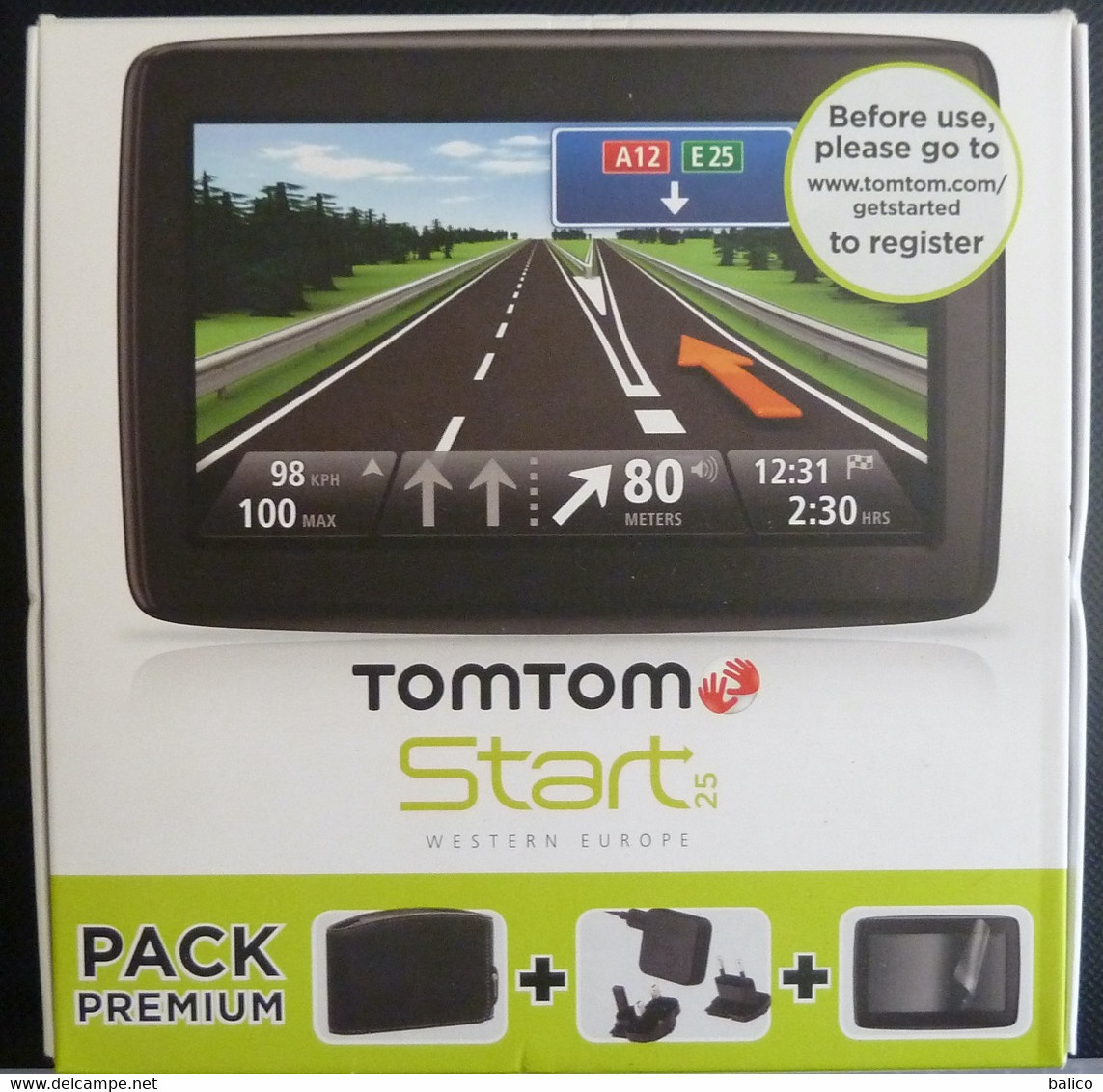 GPS - TOMTOM Start 25 Europe ( Dans Un Très Bon état Comme Neuf ) + Chargeur - Mode D'emploi Et Housse De Transport - GPS/Avionik