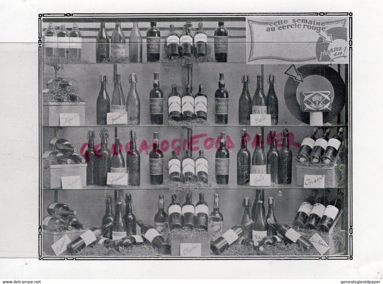 63- CLERMONT FERRAND- PUBLICITE ECONOMATS DU CENTRE - VITRINE MAGASINS - Reclame