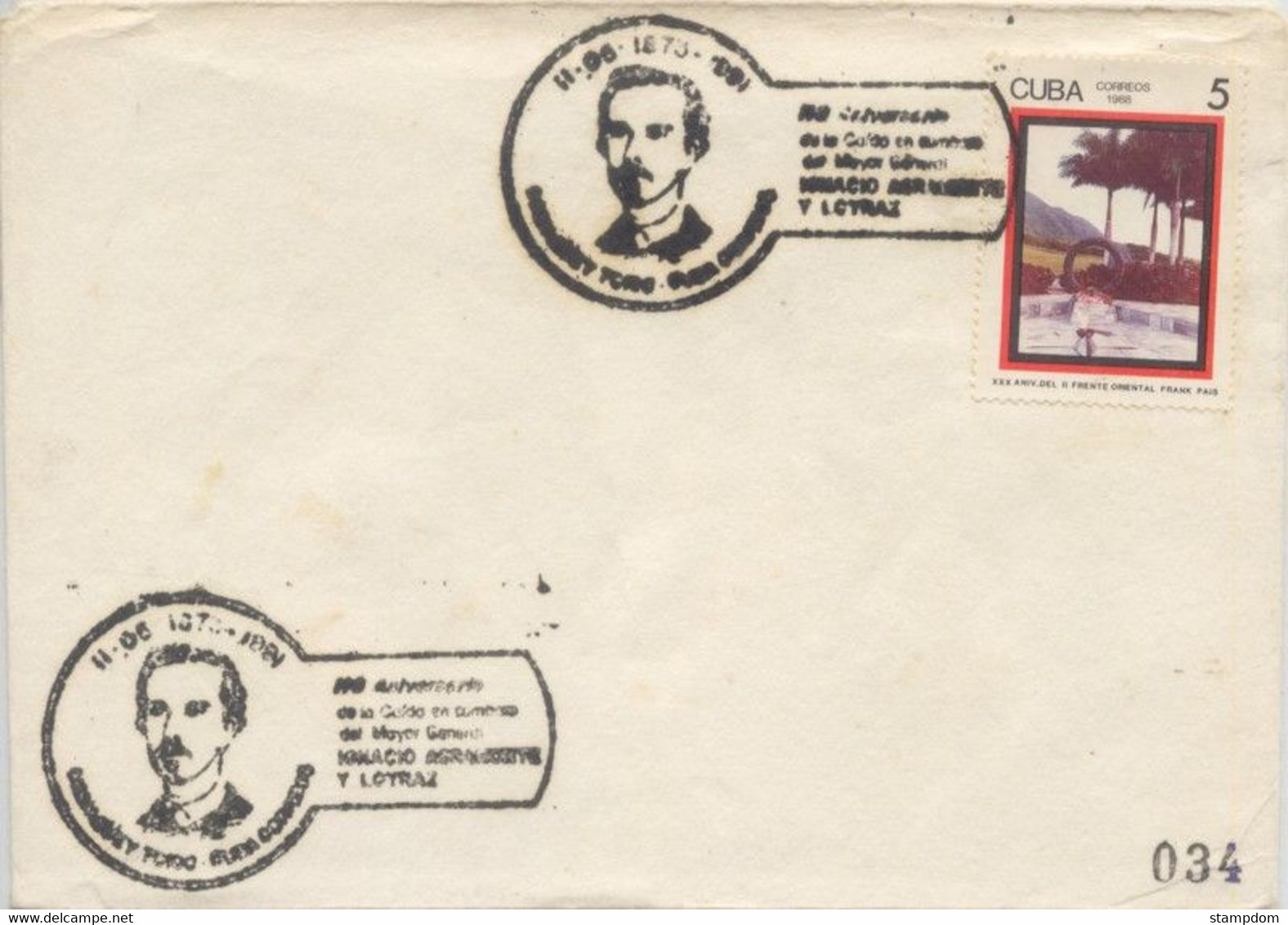 CUBA 1998 Commemorative COVER  @D1712 - Covers & Documents