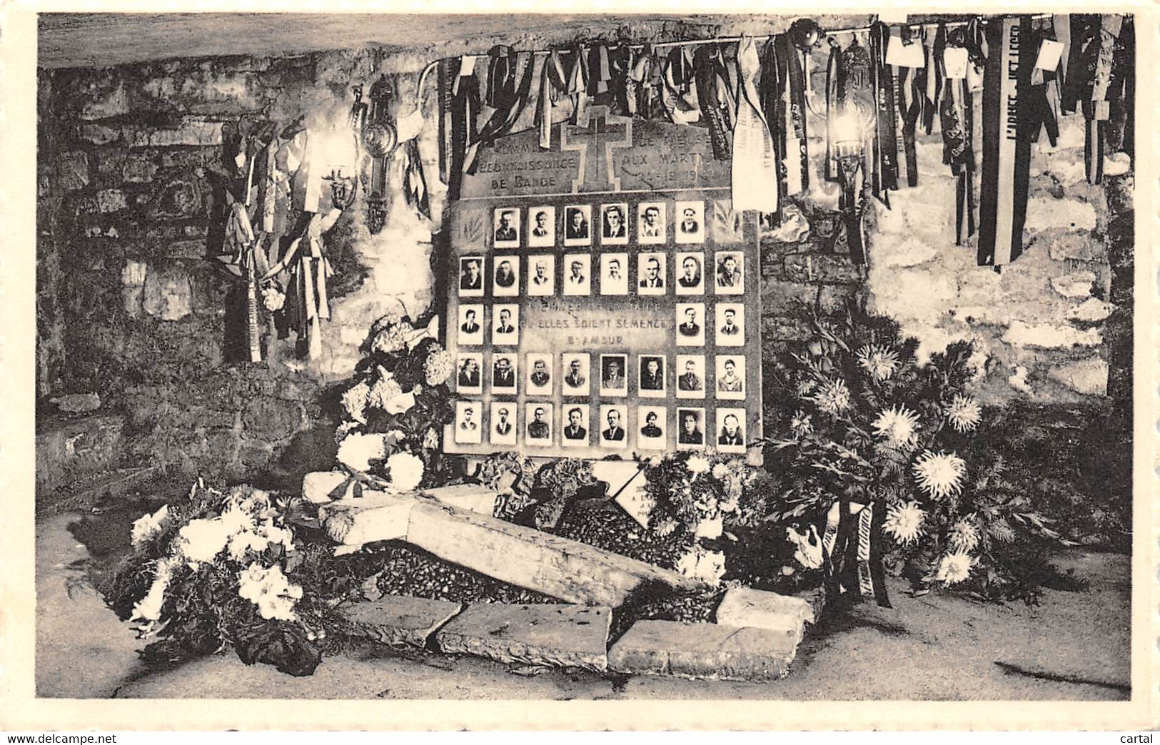 BANDE - La Cave Du Massacre Des 34 Victimes Abattues La Veille De Noël 1944. - Nassogne