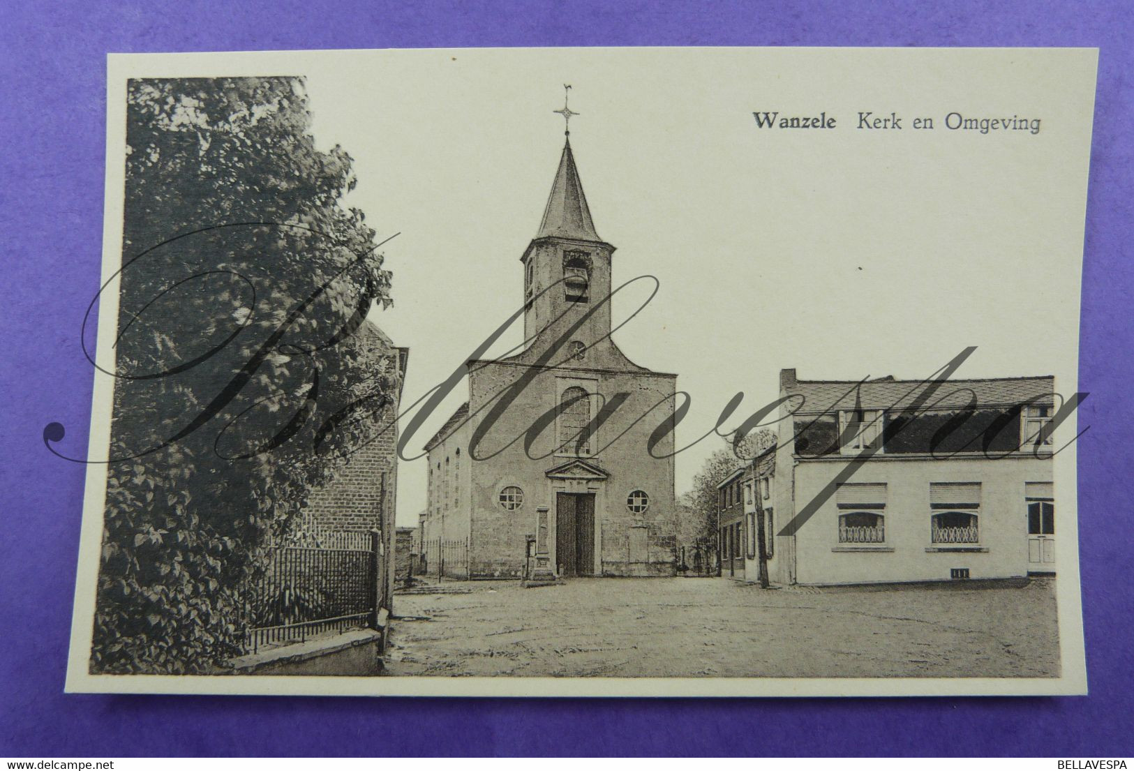 Wanzele Kerk En Omgeving. - Lede