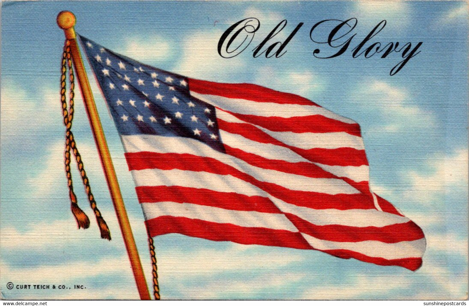 Old Glory The United States Falg Curteich - Histoire