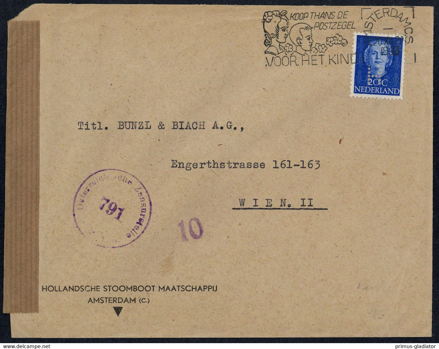 1949, Niederlande, 531, Brief - Other & Unclassified