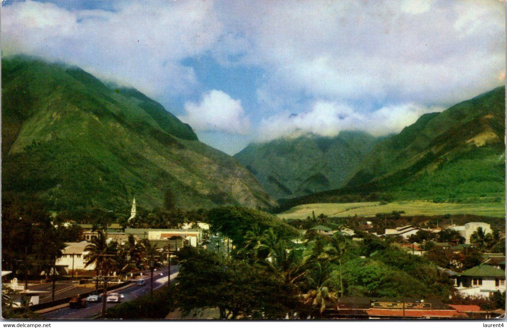 (3 E 54) Older Postcard - USA - Hawaii - Maui Island Wailuku - Maui