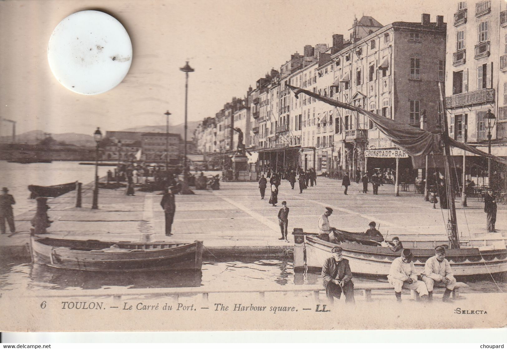 83 - Carte Postale Ancienne De TOULON   Le Carré Du Port - Toulon