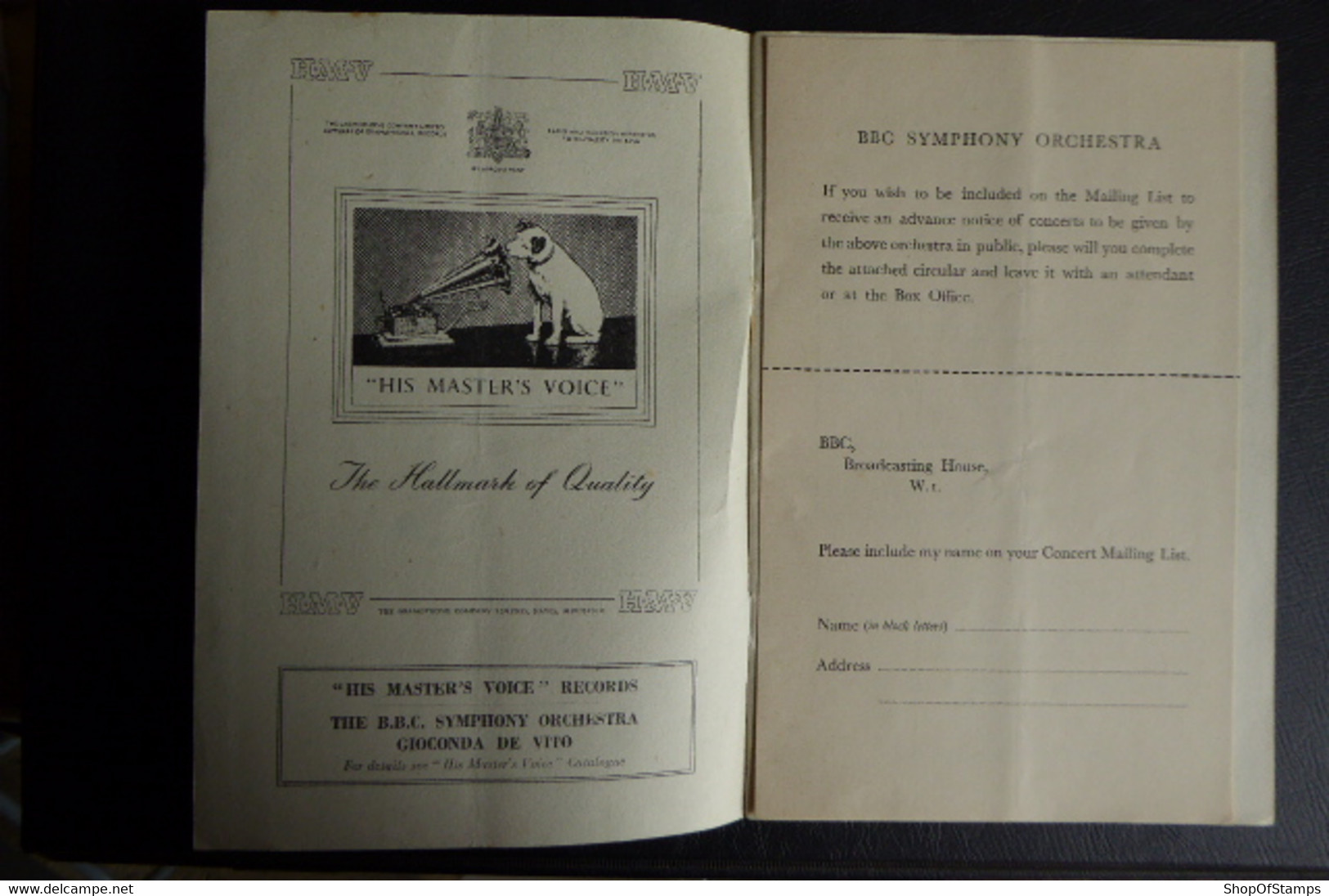 ROYAL ALBERT HALL THE HENRY WOOD PROMENADE CONCERTS 1951 BROCHURE - Otros & Sin Clasificación