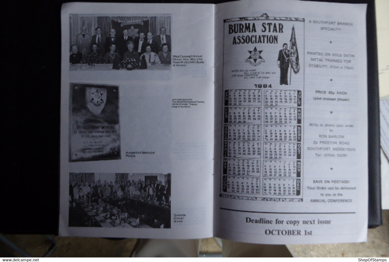 BURMA STAR ASSOCIATION JOURNAL "DEKHO" 1983 - Other & Unclassified