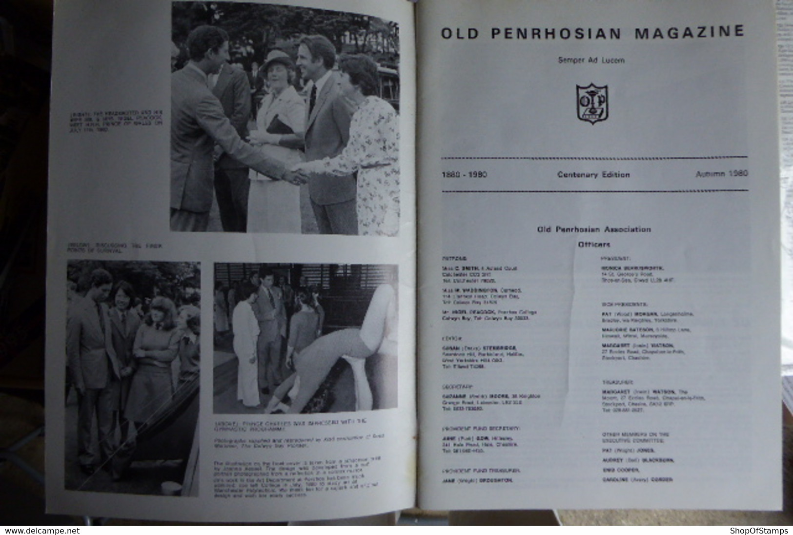 OLD PENRHOSIAN CENTENARY MAGAZINE 1880-1980 With OLD REPRINT OF 1902 - Altri & Non Classificati