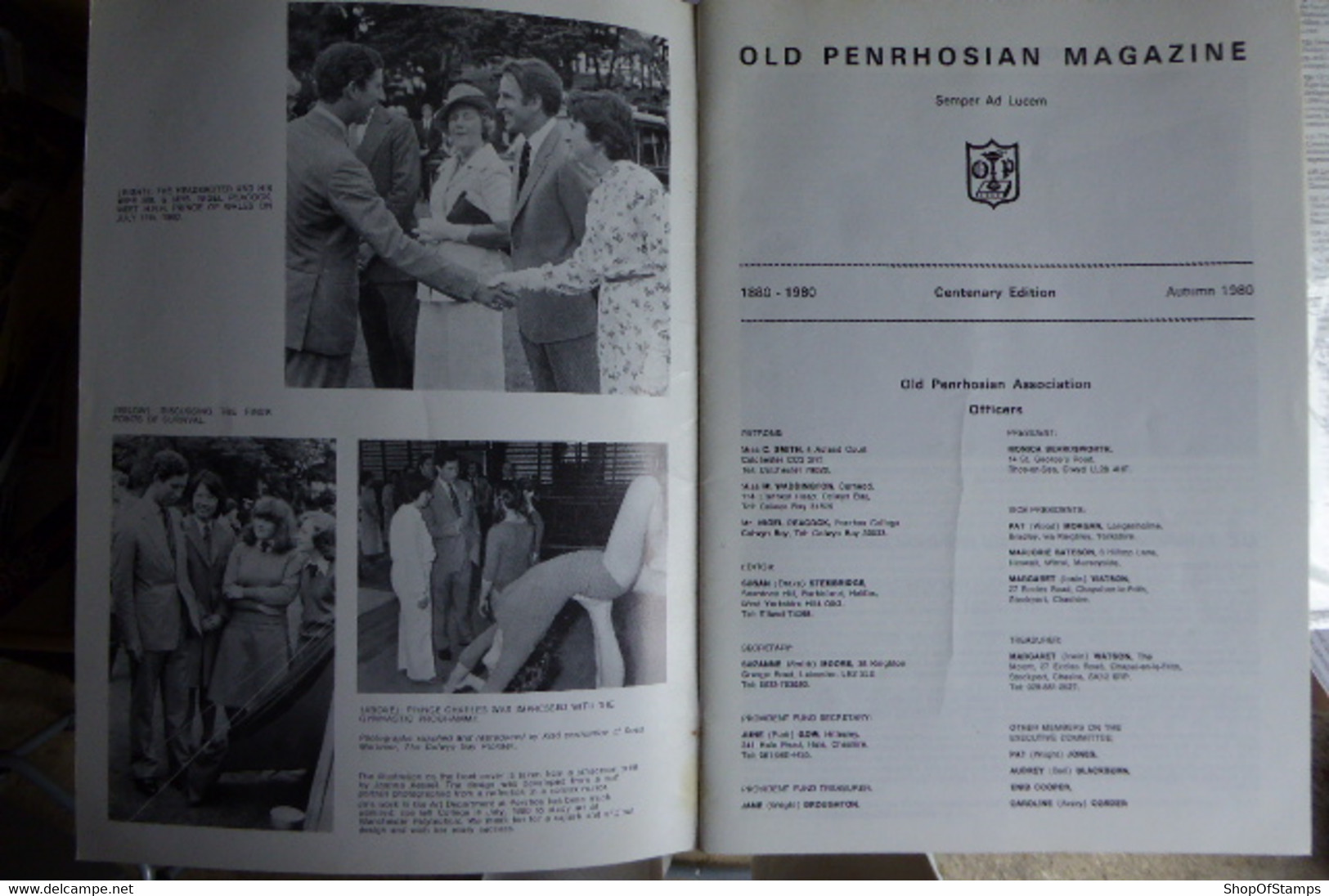 OLD PENRHOSIAN CENTENARY MAGAZINE 1880-1980 With OLD REPRINT OF 1902 - Sonstige & Ohne Zuordnung