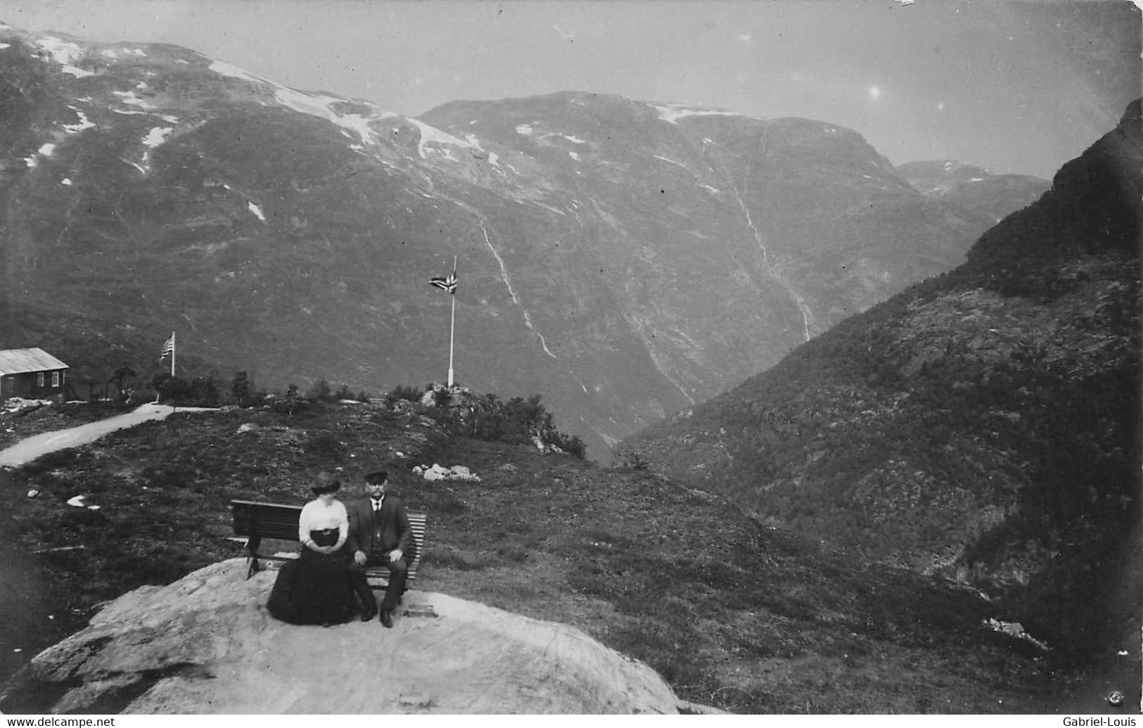 Norway Album 1913 Postcard Photo Foto Postkort NORGE Vatnahalsen Hotel - Bergensbanen - Norvège