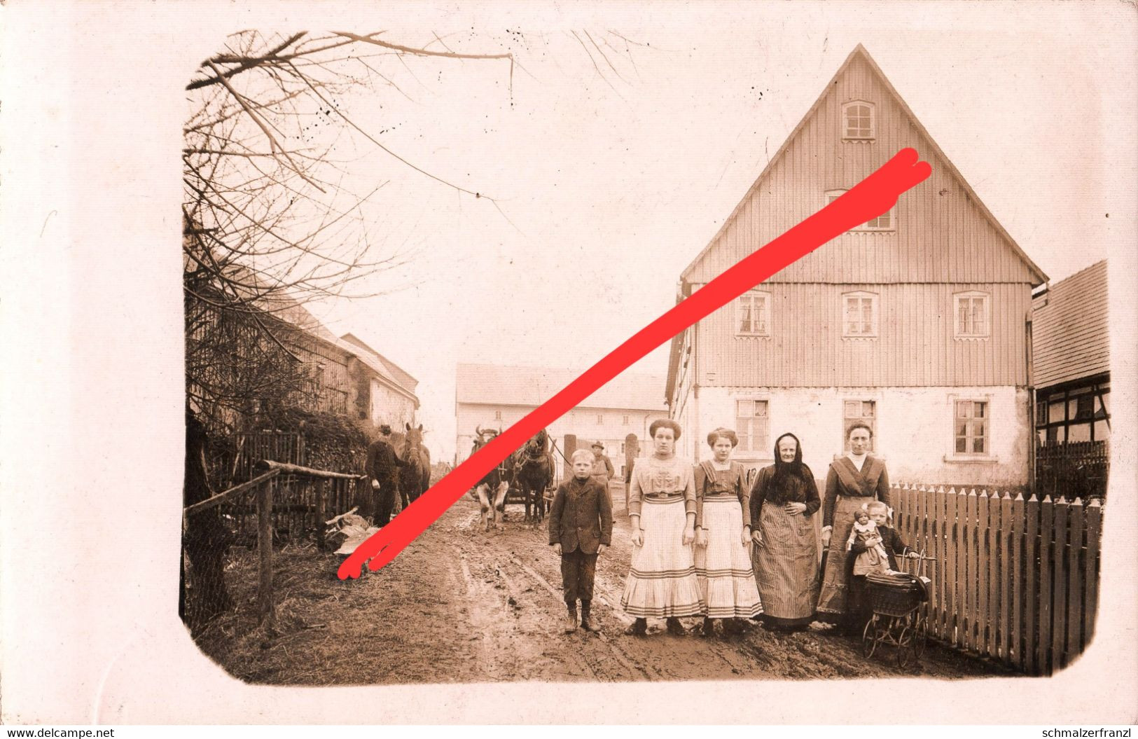 Foto AK Lichtenberg Haus Gehöft Kleindittmannsdorf Leppersdorf Wachau Großnaundorf Oberlichtenau Großröhrsdorf Pulsnitz - Pulsnitz