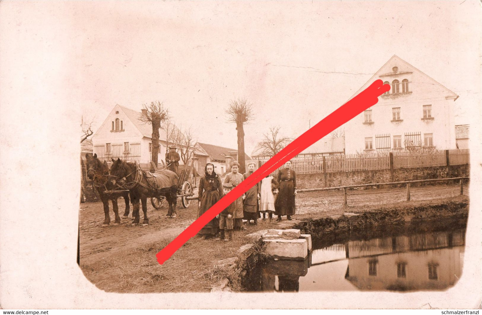 Foto AK Lichtenberg Haus Gehöft Kleindittmannsdorf Leppersdorf Wachau Großnaundorf Oberlichtenau Großröhrsdorf Pulsnitz - Grossroehrsdorf