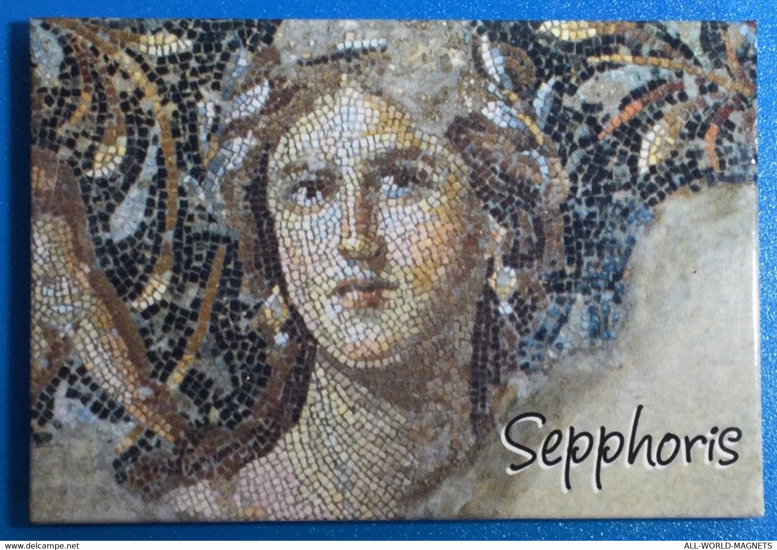 Sepphoris Mona Lisa Of The Galilee From House Of Dionysus Souvenir Fridge Magnet, Israel - Tourism
