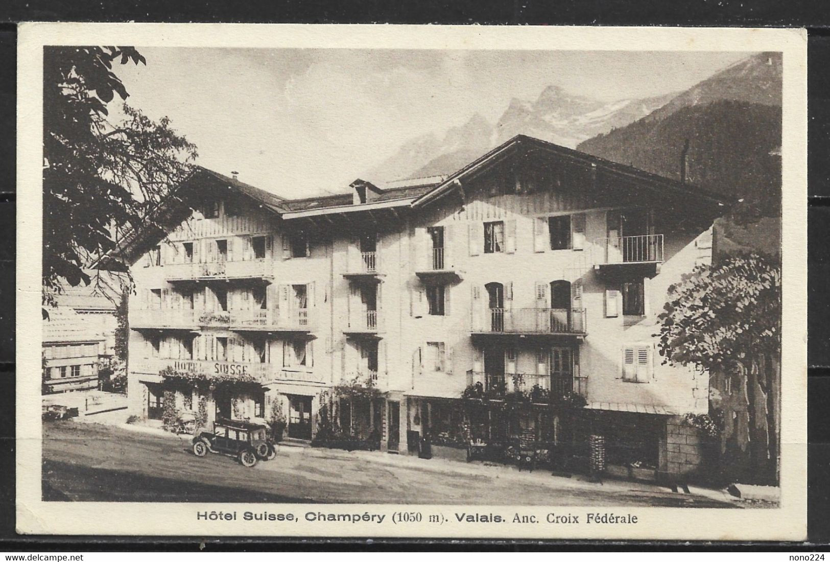 Carte P De 1930 ( Hôtel Suisse De Champéry ) - Champéry