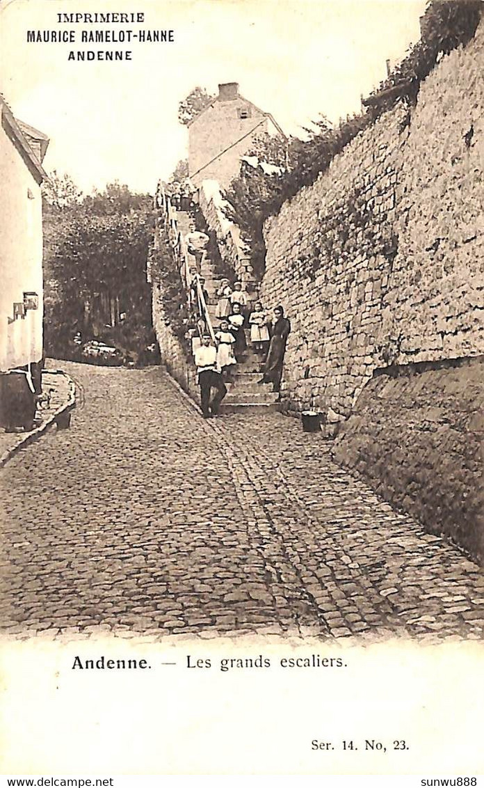 Andenne - Les Grands Escaliers (Ramelot, Animée, Image Artistique) - Andenne