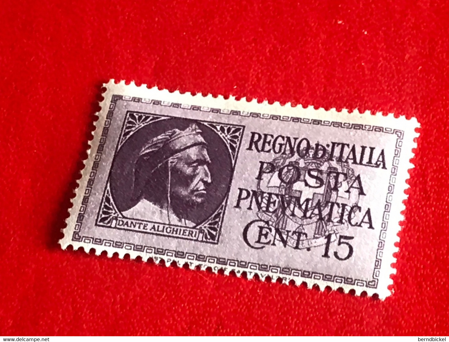 Italien 15 Centesimi 1933 Postfrisch Posta Pneumatica Michel 437 - Pneumatic Mail