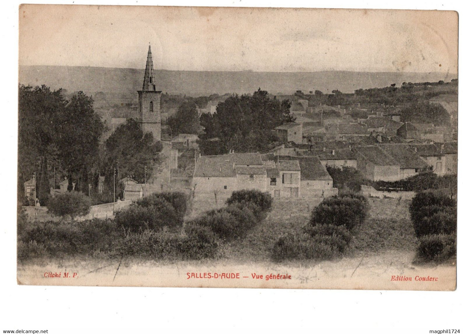 Cpa (11)--salles-d'aude  Vue Gènèrale - Salleles D'Aude