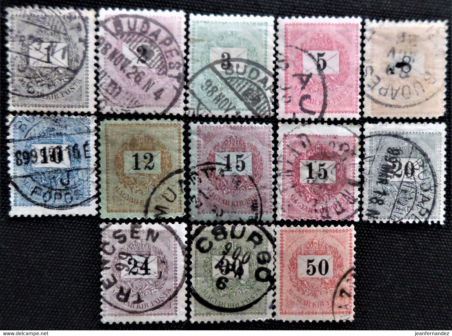 Timbre  De Hongrie 1888 -1899 Definitive Issue Kingdom Of Hungary Voir Numéros Dans Le Descriptif - Gebraucht