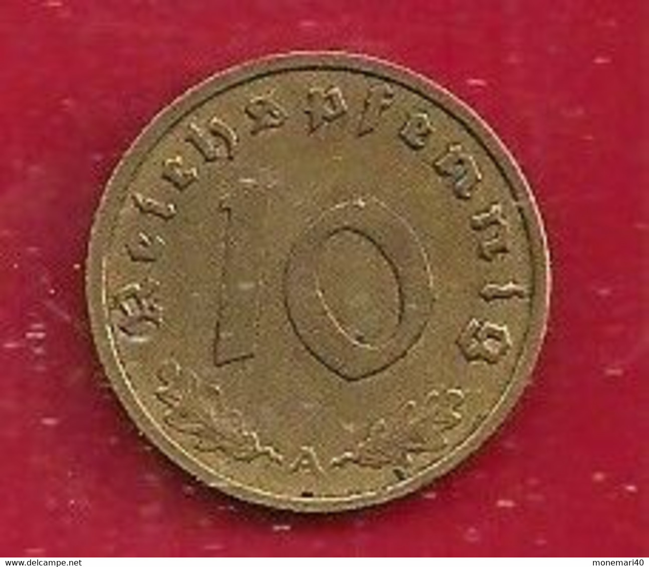 ALLEMAGNE  - 10 PFENNIG - 1939 - Da Identificare