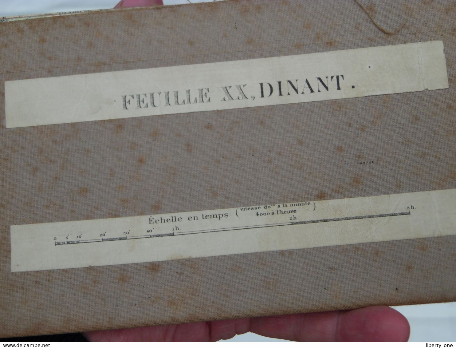 DINANT Feuille XX ( Katoen / Cotton / Coton - J. Van Wichelen - 1907 ) +/- 44 X 52 Cm. ( België ) ! - Europe