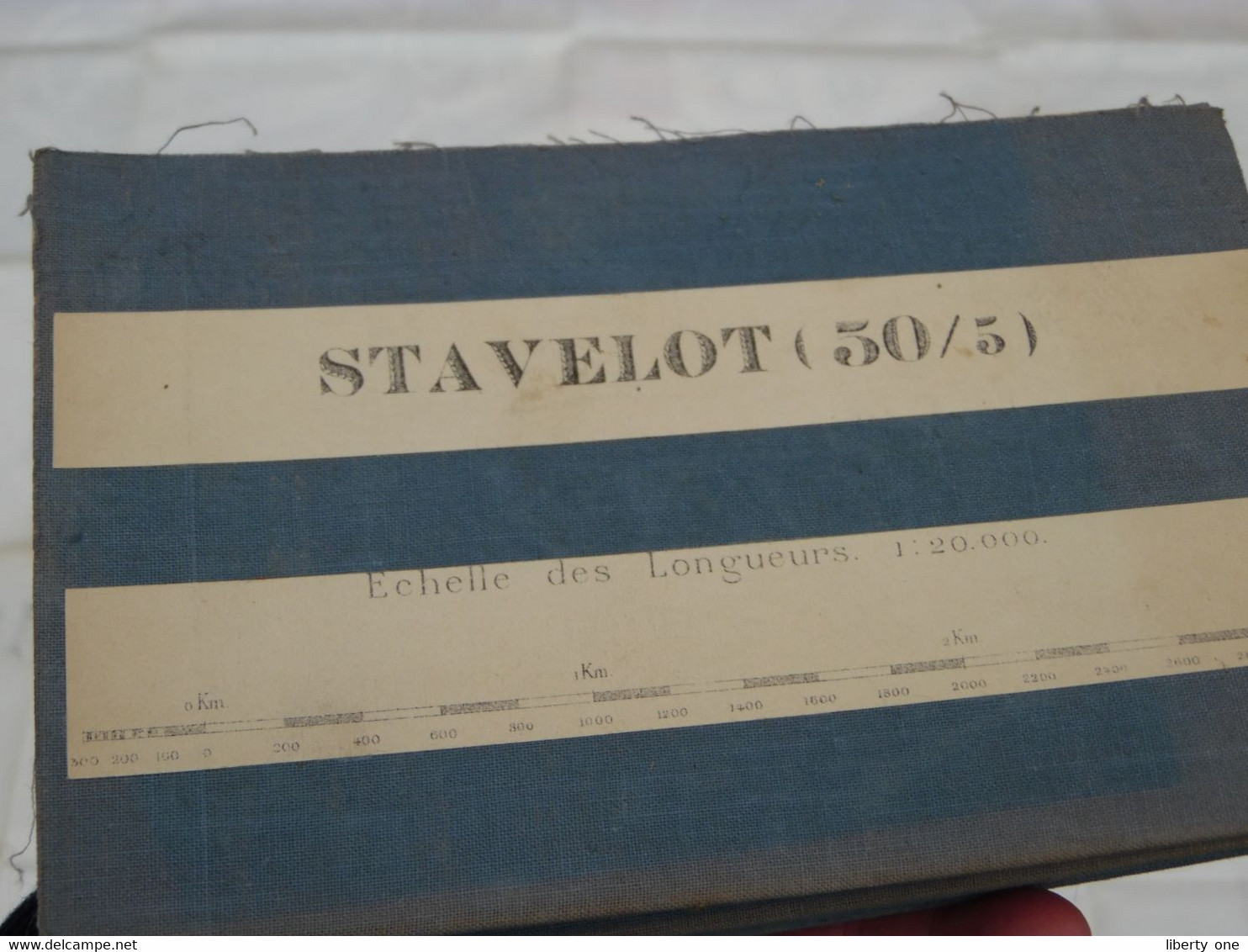 STAVELOT ( 50/5 - Echelle 1:20.000 ) > ( Katoen / Cotton / Coton - 1873 > 1930 ) +/- 45 X 55 Cm. ( België ) ! - Europe