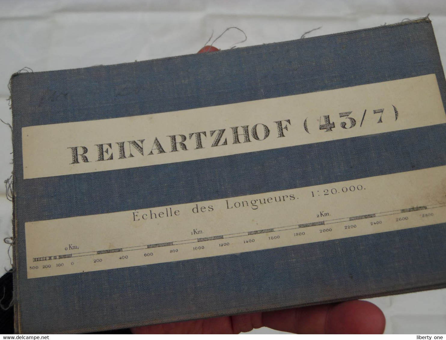 REINARTZHOF ( 43/7 - Echelle 1:20.000 ) > ( Katoen / Cotton / Coton - 1925 > 1931 ) +/- 45 X 55 Cm. ( België ) ! - Europa