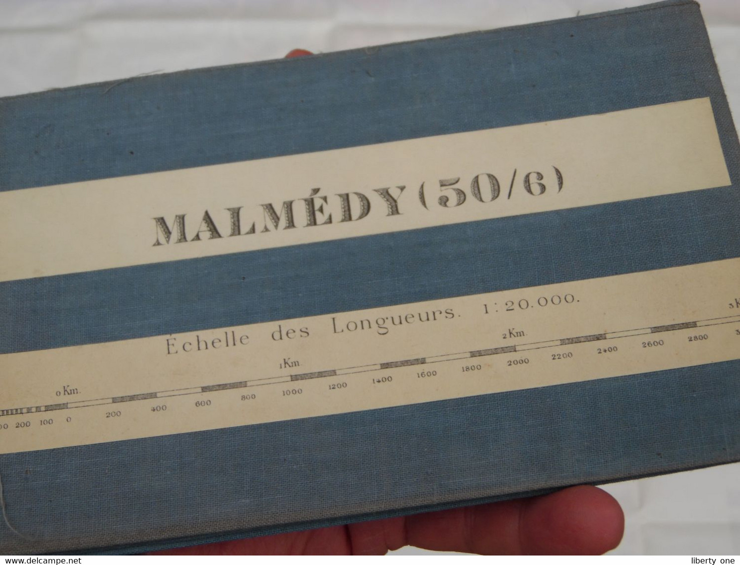 MALMEDY ( 50/6 - Echelle 1:20.000 ) > ( Katoen / Cotton / Coton - 1925 > 1931 ) +/- 45 X 55 Cm. ( België ) ! - Europa