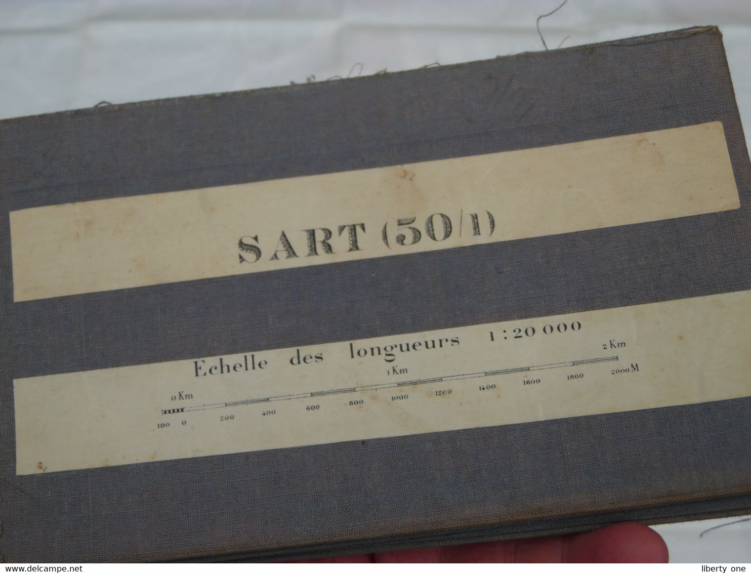 SART ( 50/1 - Echelle 1:20.000 ) > ( Katoen / Cotton / Coton - 1872 > 1925/1933 ) +/- 45 X 55 Cm. ( België ) ! - Europe