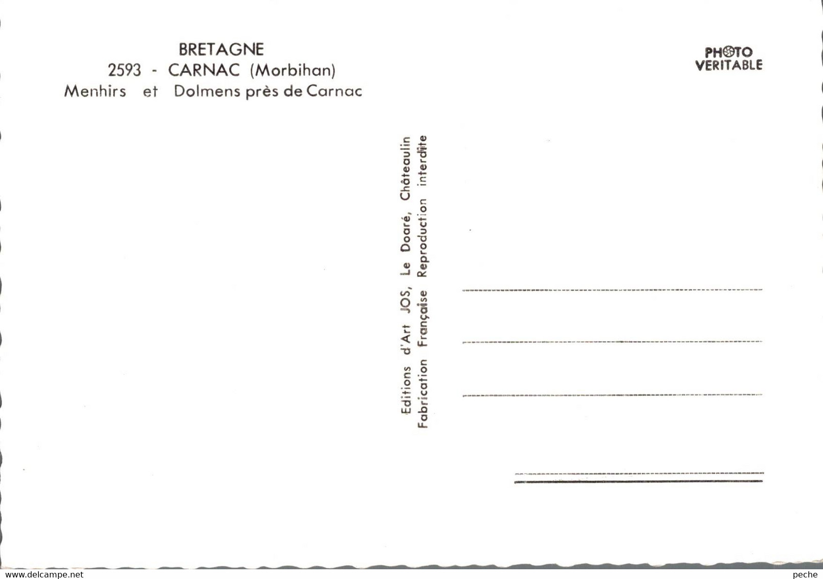 N°91973 -cpsm Carnac -menhirs Et Dolmens - - Dolmen & Menhirs