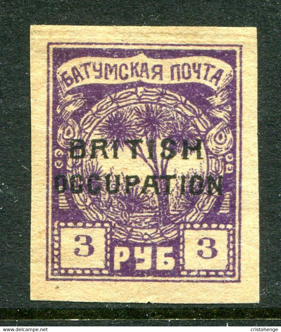 Batum 1919 Aloe Tree - British Occupation - 3r Bright Violet HM (SG 16) - Batum (1919-1920)