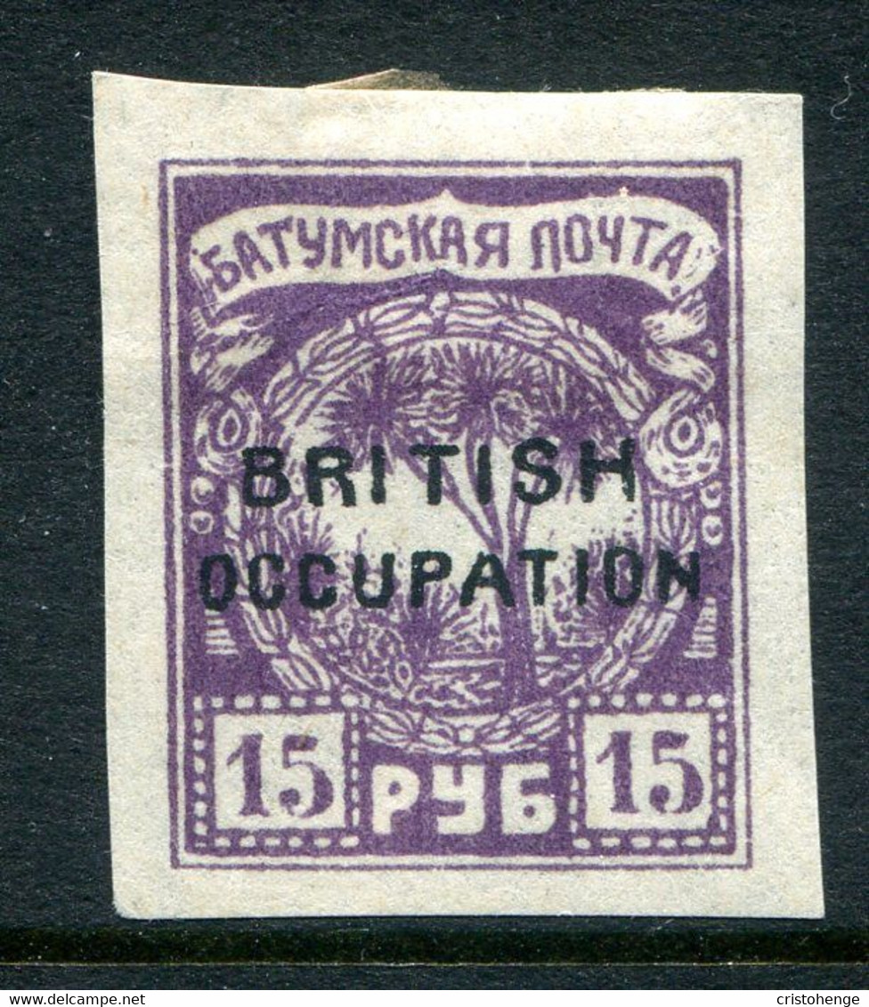 Batum 1920 Aloe Tree - British Occupation - 15r Violet HM (SG 51) - Batum (1919-1920)