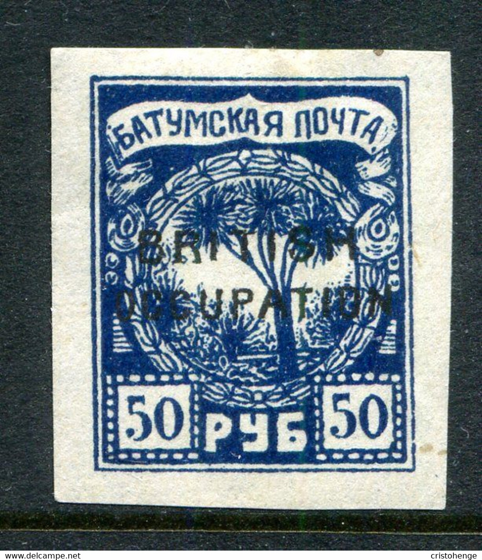 Batum 1920 Aloe Tree - British Occupation - 50r Deep Blue HM (SG 53) - Batum (1919-1920)