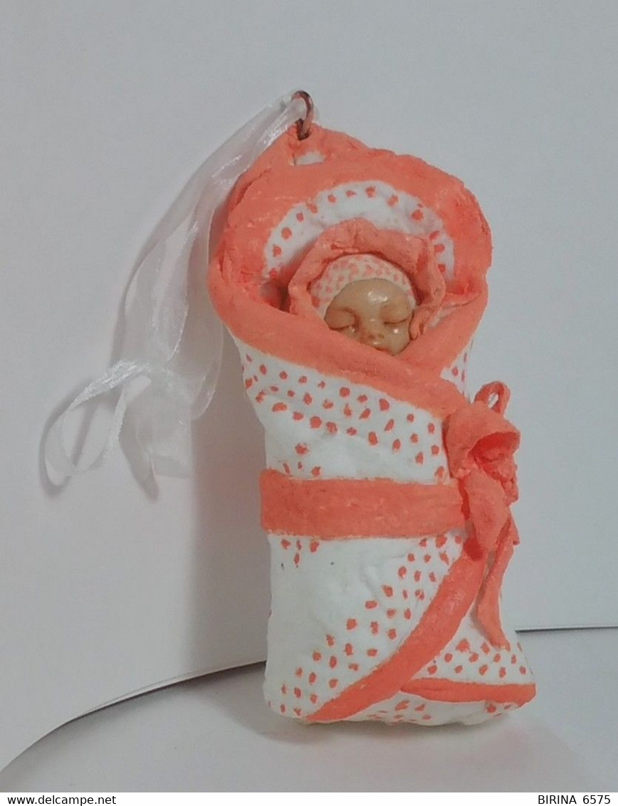 Christmas Tree Toy. Newborn. From Cotton. 11 Cm. New Year. Christmas. Handmade. - 3-3-i - Décoration De Noël