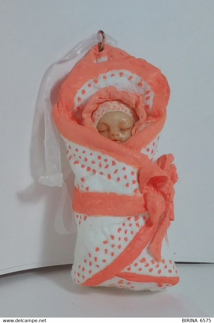 Christmas Tree Toy. Newborn. From Cotton. 11 Cm. New Year. Christmas. Handmade. - 3-3-i - Adornos Navideños