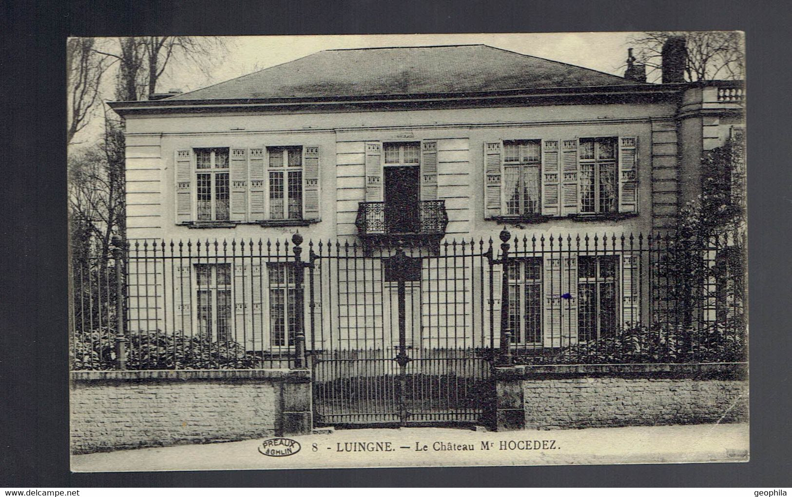 Luingne ( Mouscron ) Le Château De Mr Hocedez - Sonstige & Ohne Zuordnung