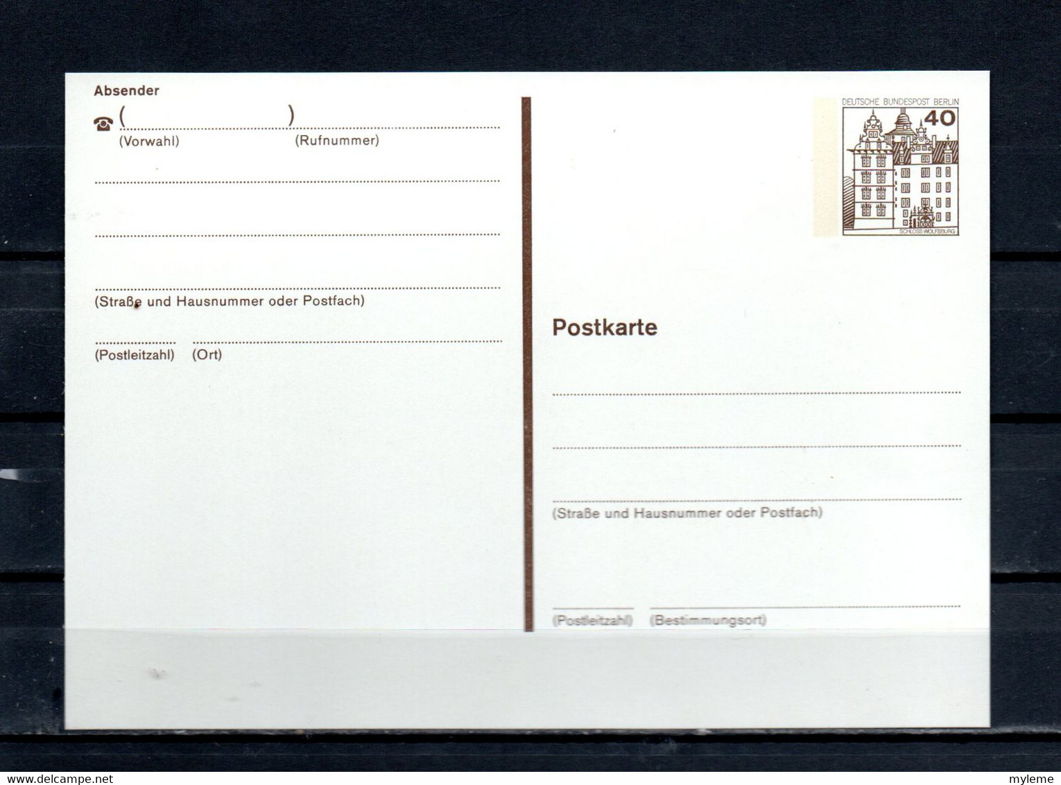 AG2-19 Allemagne Entier Postal De Berlin N°  P121I   En Parfait état  A Saisir !!! - Cartes Postales - Neuves