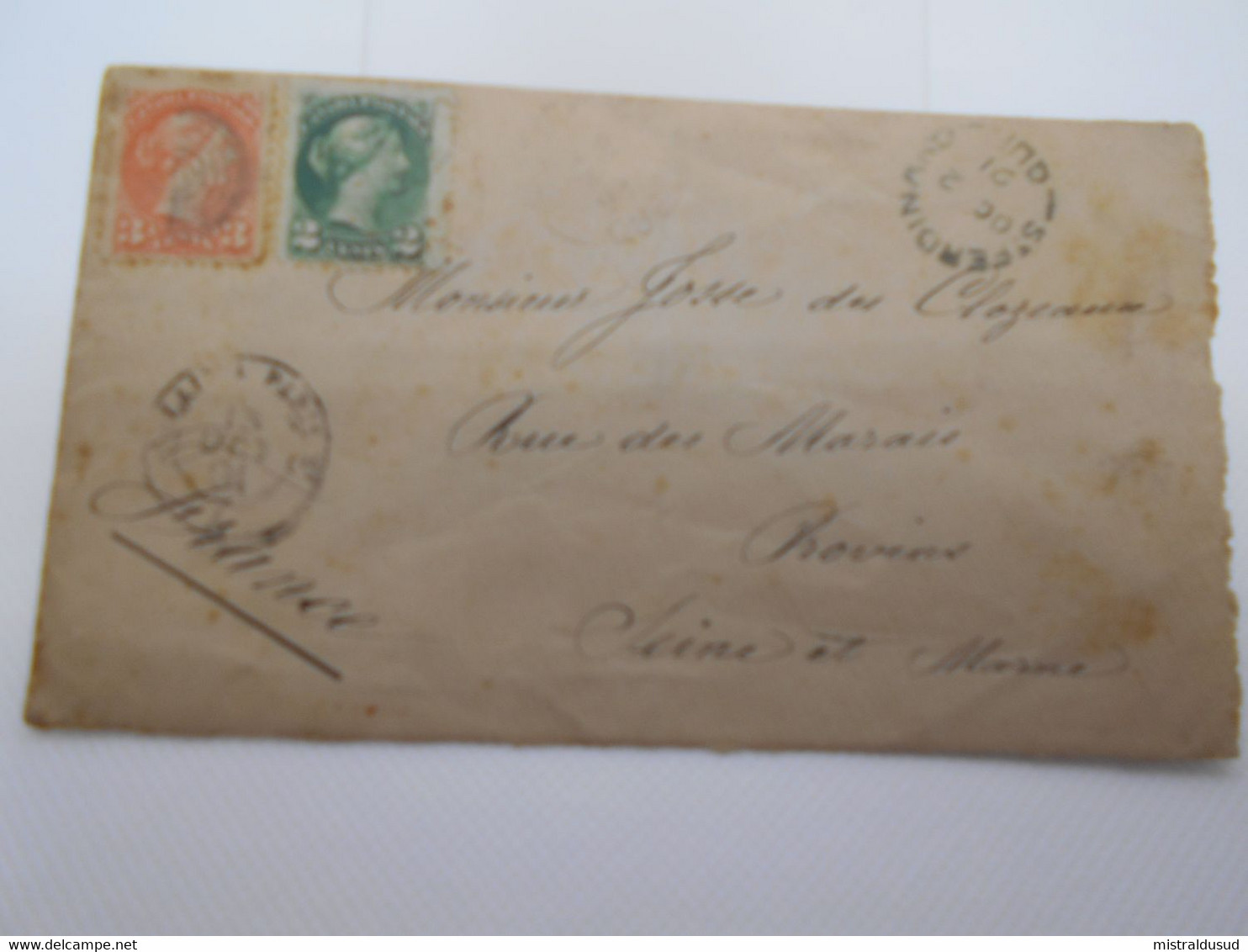 Canada , Lettre De St Ferdinand 1891 Pour Provins - Covers & Documents