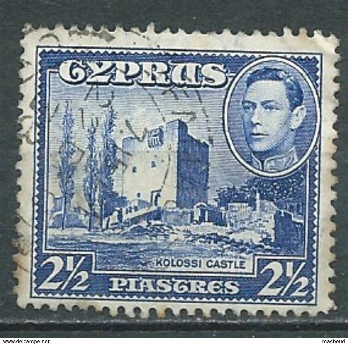 Chypre -  Yvert N° 139  Oblitéré  -  Pal 8302 - Cyprus (...-1960)