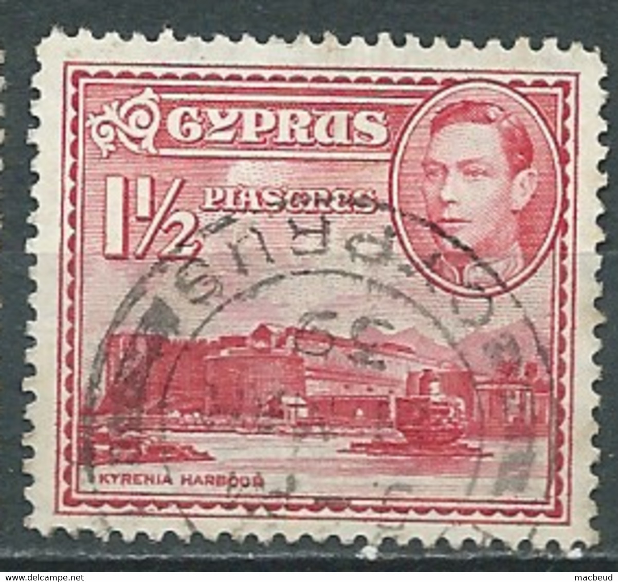 Chypre -  Yvert N° 138  Oblitéré  -  Pal 8303 - Cyprus (...-1960)