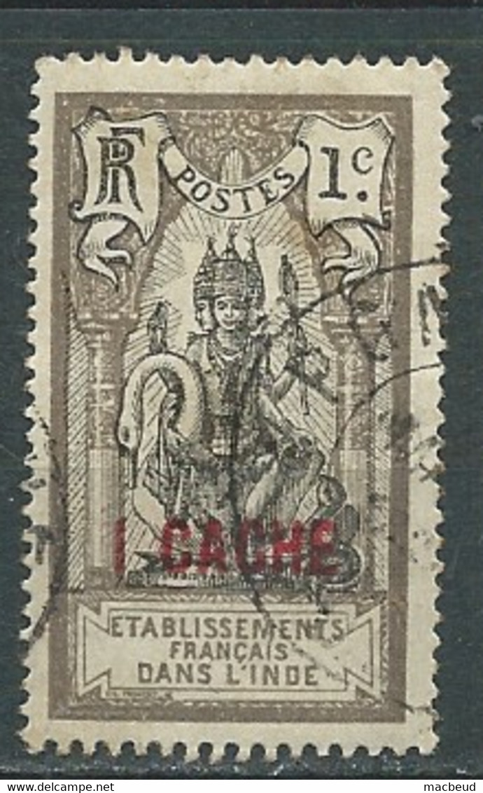 Inde Française   -   Yvert N° 59 Oblitéré-  Pal 8324 - Used Stamps