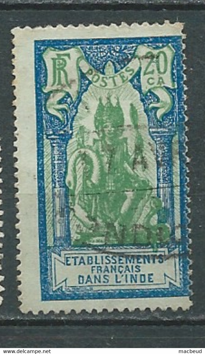 Inde Française   -   Yvert N° 94 Oblitéré-  Pal 8329 - Used Stamps