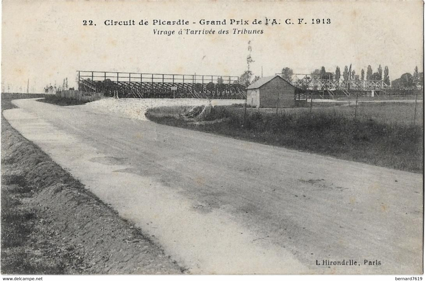 Picardie - 80 -  Circuit De Picardie  - Grand Pric De L' A.C.F.  1913 - Picardie