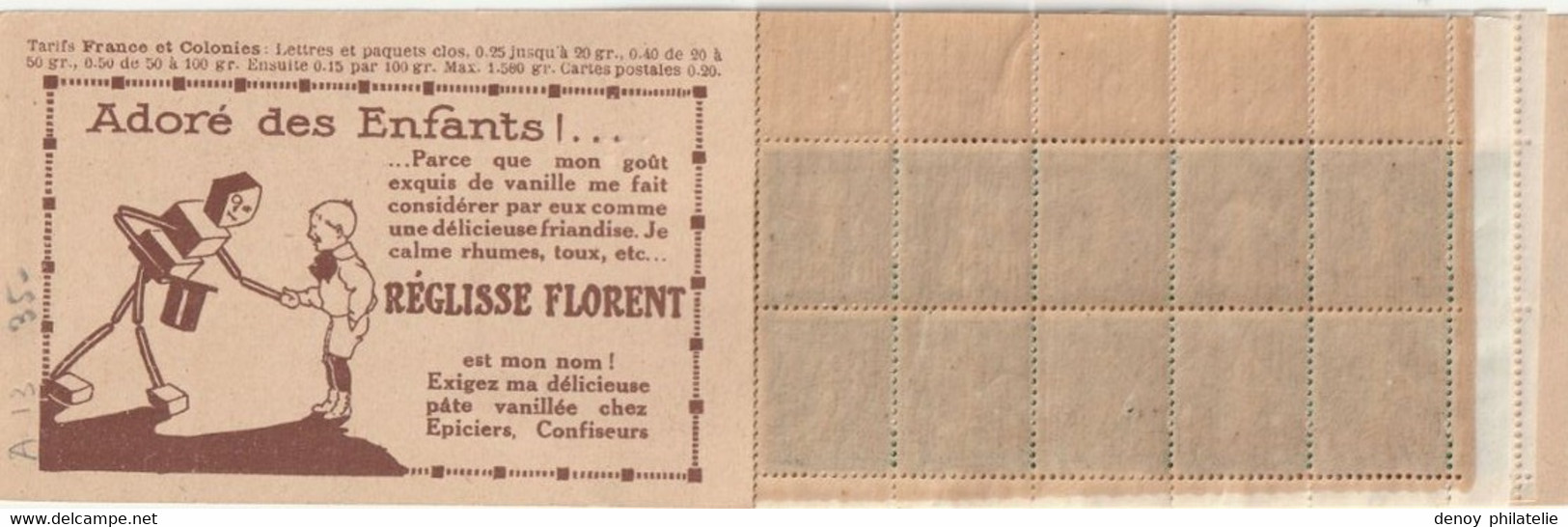 France Carnet Semeuse Camée Yvert 159-C3 ** Serie 44, NsC, Couverture L'Aigle, Docteur Franck - Autres & Non Classés
