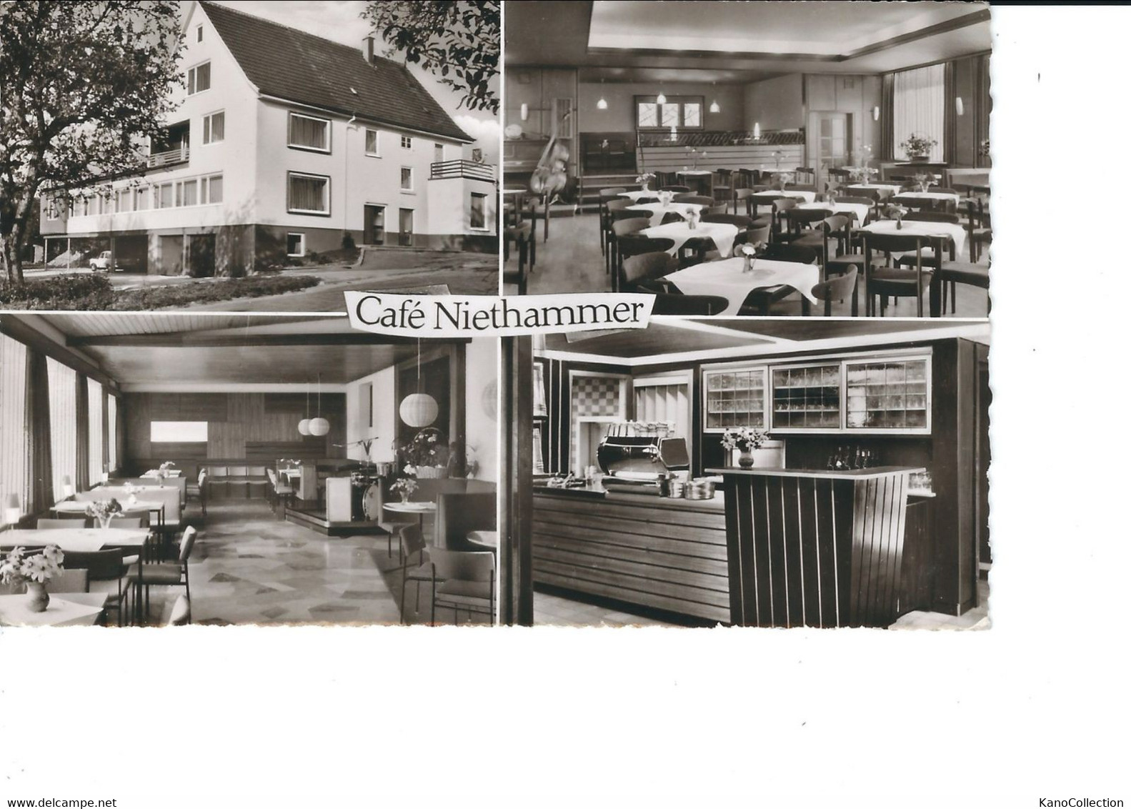 Oberjettingen, Café Niethammer, Gelaufen 1965 - Boeblingen