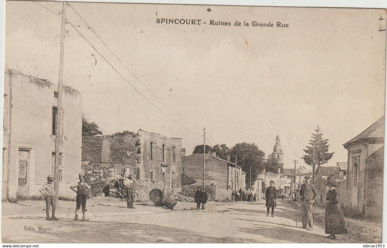 Spincourt-Ruines De La Grande Rue   -  (F.1880) - Spincourt