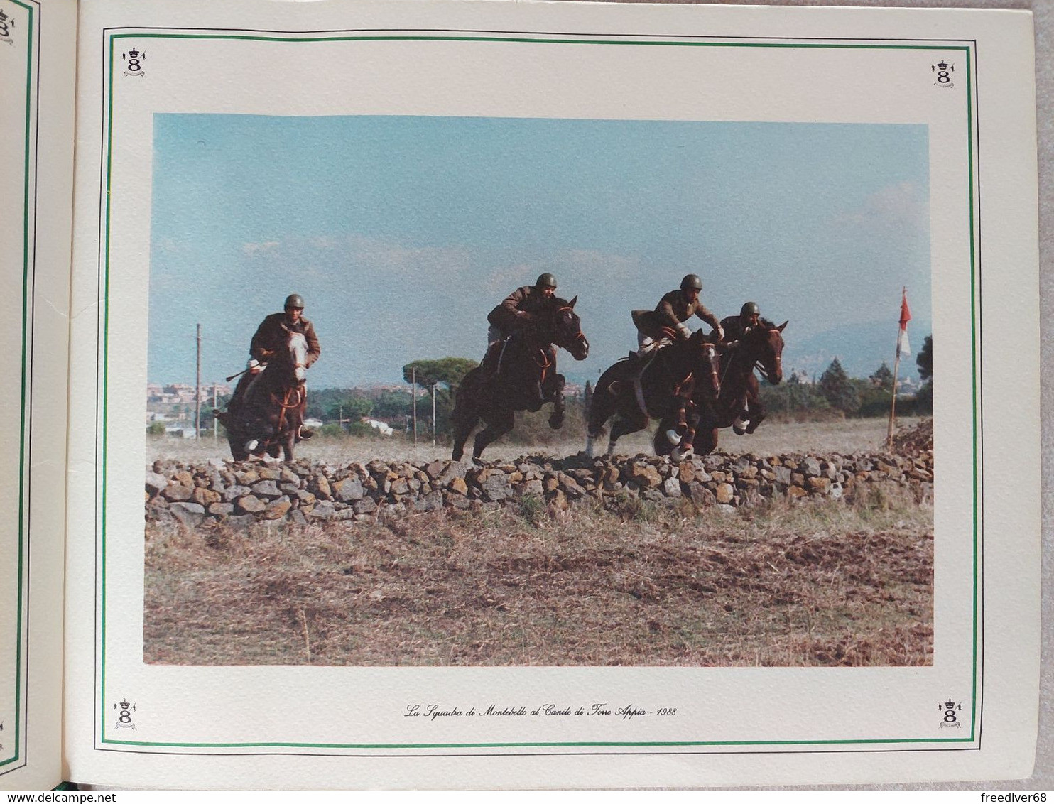 ESERCITO 8° Reggimento Lancieri di Montebello 1989 Cavalleria cordino ORIGINALE RARO Roma Montelibretti Quirinale