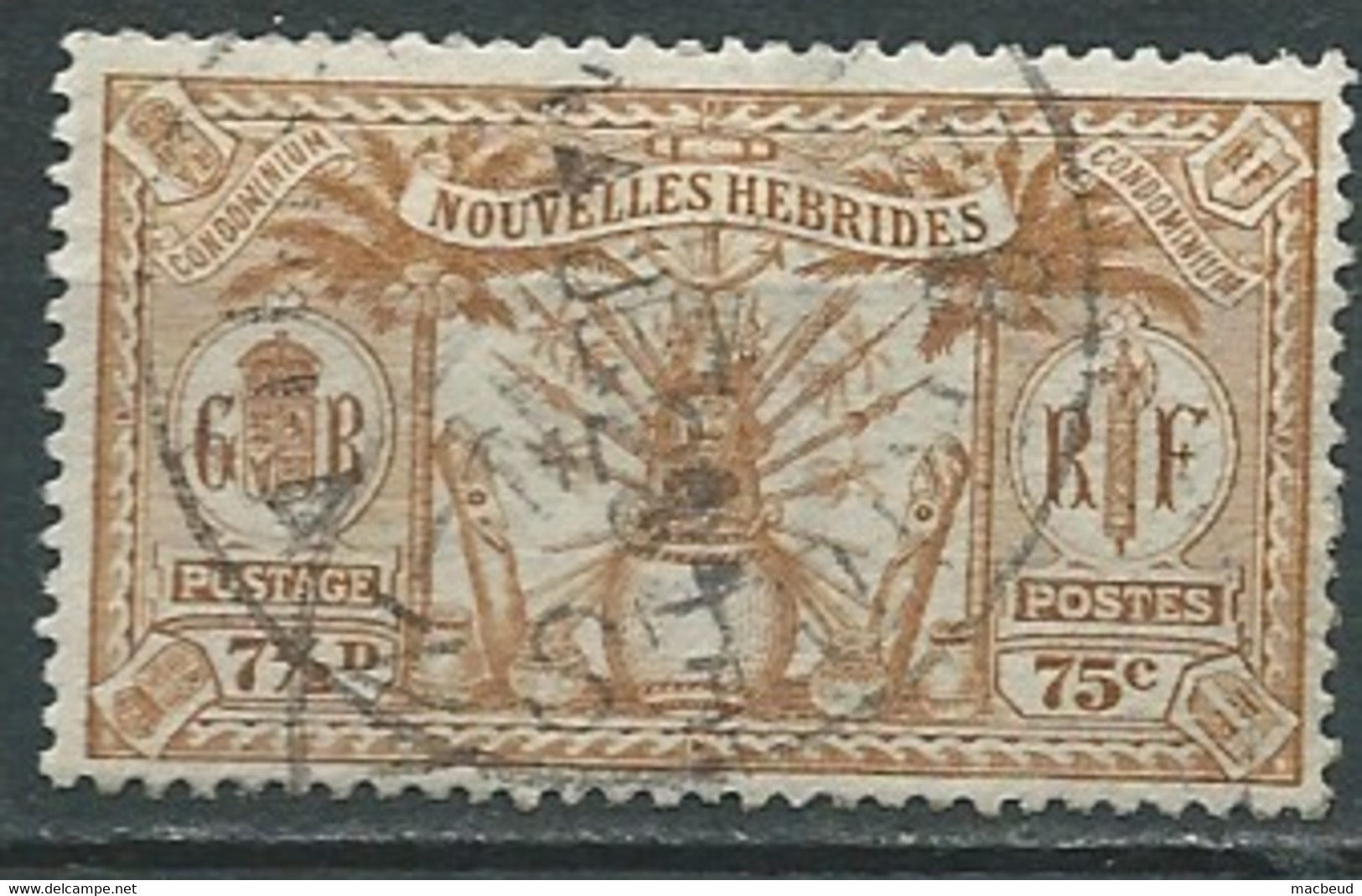 Nouvelles Hébrides   - Yvert N° 87 Oblitéré -   Pal 8512 - Usati